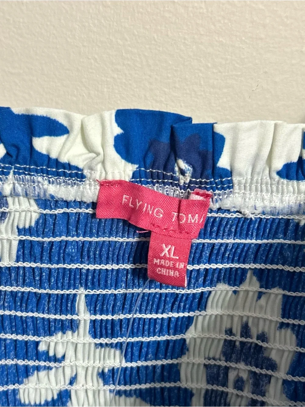 ⭐️NWT Flying Tomato Maxi Dress Blue White Flowers ⭐️Glamour In Motion Woven - Picture 6 of 6